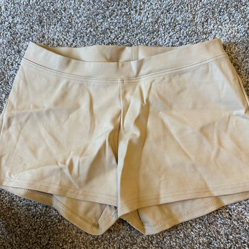 Capezio Tan Athletic Shorts
